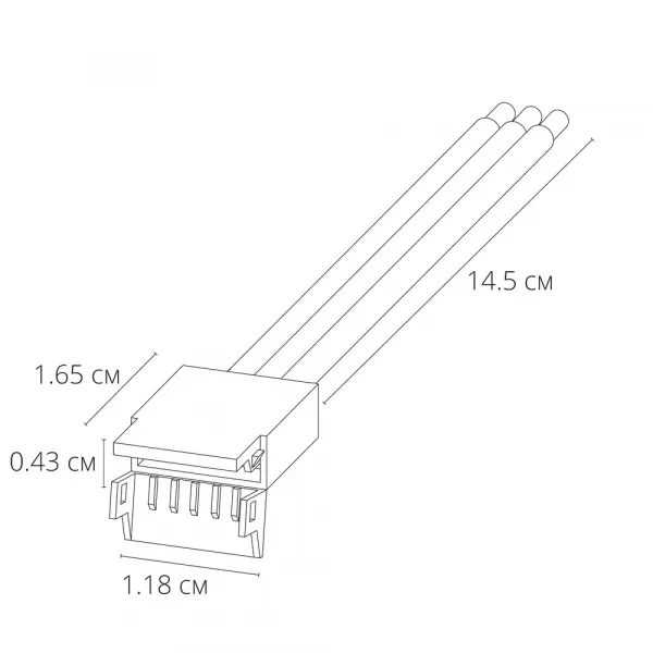 Коннектор для ввода питания Arte Lamp STRIP-ACCESSORIES ARTE LAMP A30-12-RGBW