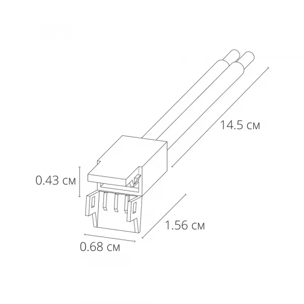 Коннектор для ввода питания Arte Lamp STRIP-ACCESSORIES ARTE LAMP A30-05-1CCT