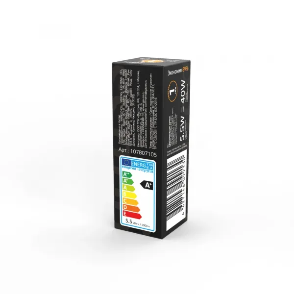 Светодиодная лампа Gauss 5,5W 480Lm 3000K G4 107807105 GAUSS 107807105_GAUSS
