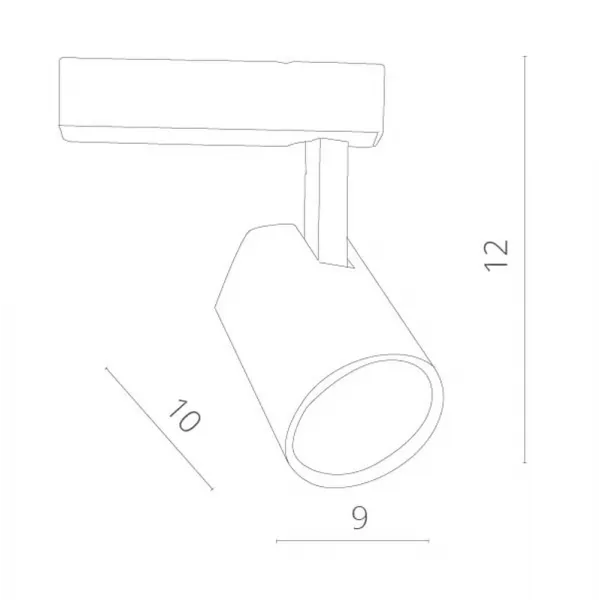 Трековый светильник Arte Lamp AMICO ARTE LAMP A1811PL-1WH