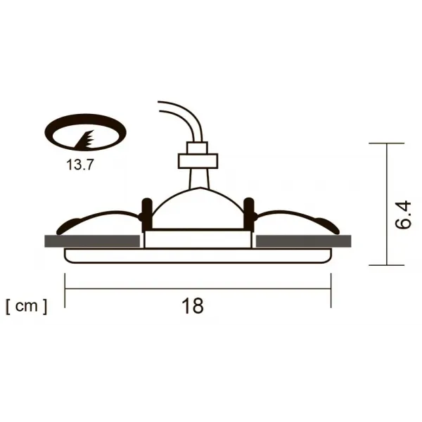 Точечный встраиваемый светильник Arte Lamp APUS ARTE LAMP A6664PL-1WH