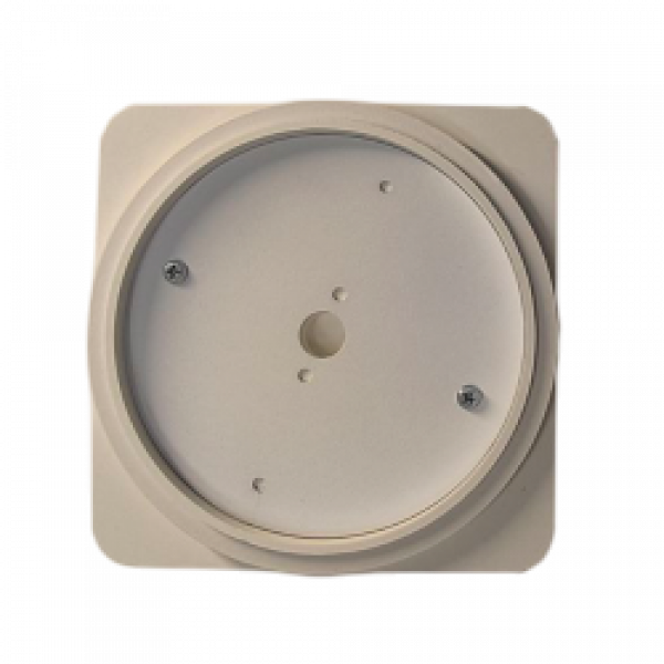 Платформа теневая круглая одинарная под светильник HANDY 10W белая 125х125х2мм