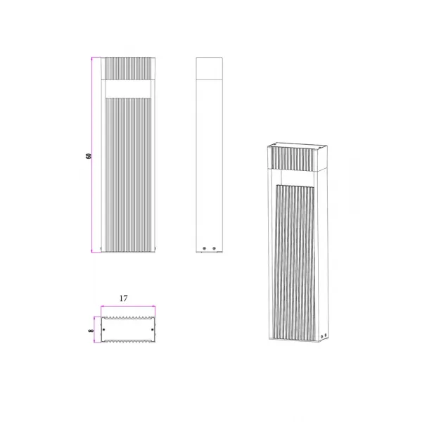 Ландшафтный светильник Arte Lamp ARNEB ARTE LAMP A2146PA-1BR