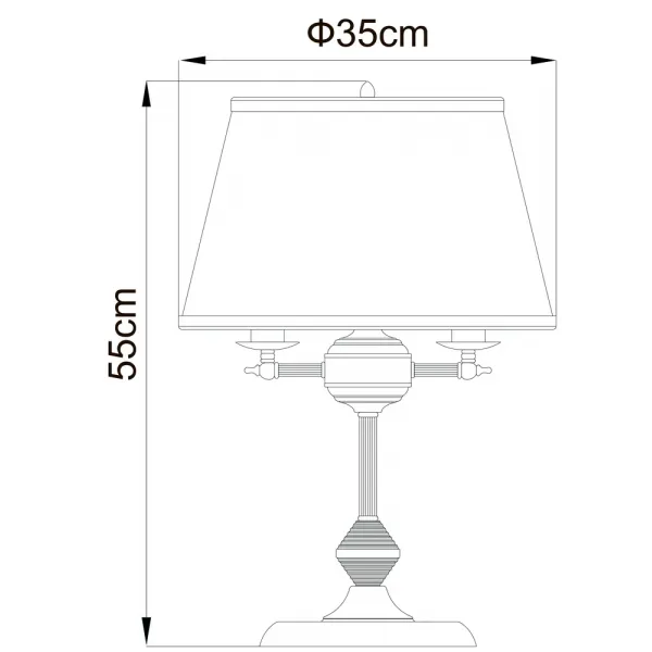 Декоративная настольная лампа Arte Lamp ALICE ARTE LAMP A3579LT-3AB