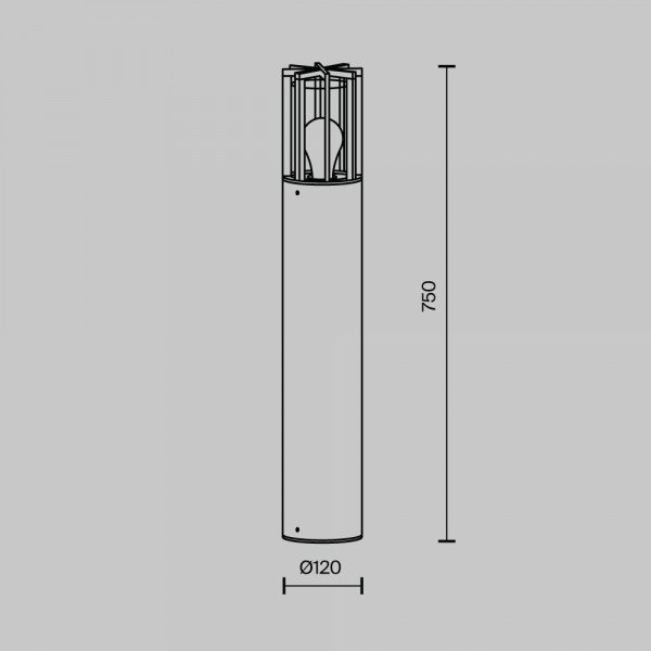 Ландшафтный светильник Barrel
