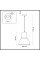 3374/1 PENDANT ODEON LIGHT 3374/1