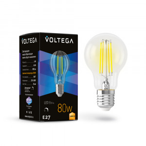 Светодиодная лампа Crystal A60 8W 3000K E27 DIM 340°