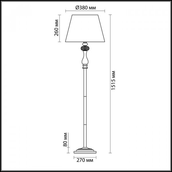 3390/1F CLASSIC ODEON LIGHT 3390/1F
