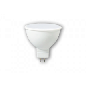 Лампа MR16 цоколь GU5.3 (2 года гарантия) 5,5W, 4000K, 500Лм, 100 шт/кор