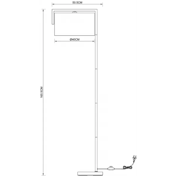 Торшер Arte Lamp APEROL ARTE LAMP A5031PN-1SS