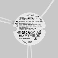 Источник тока DALI NFC DT6 200-700mA +PUSH DIM