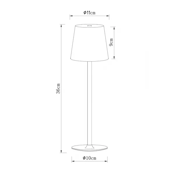 Уличный настольный светильник Arte Lamp FUYUE ARTE LAMP A1614LT-1WH