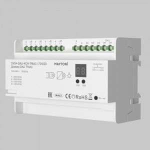 Диммер DALI DT6 четырёхканальный TRIAC 230VAC DIN