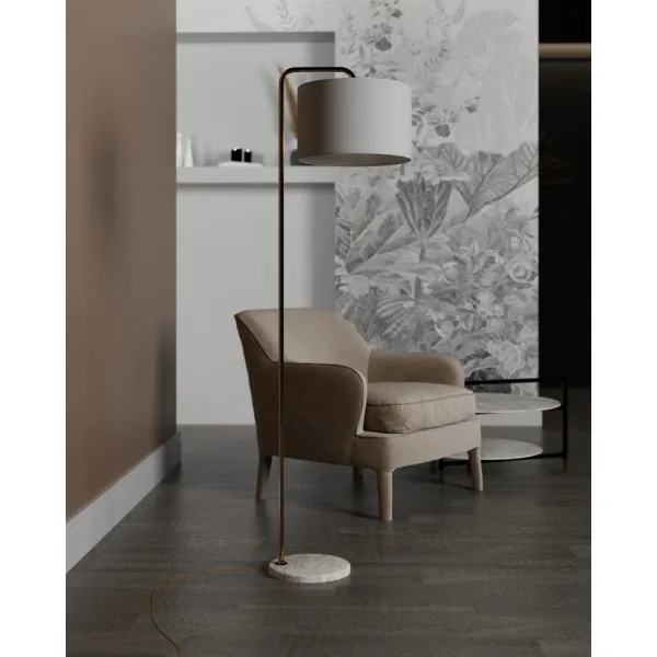 Торшер Arte Lamp RUPERT ARTE LAMP A5024PN-1PB
