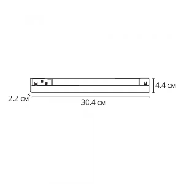 Магнитный трековый светильник Arte Lamp LINEA ARTE LAMP A4662PL-1WH
