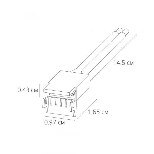 Коннектор для ввода питания Arte Lamp STRIP-ACCESSORIES ARTE LAMP A30-08-1CCT