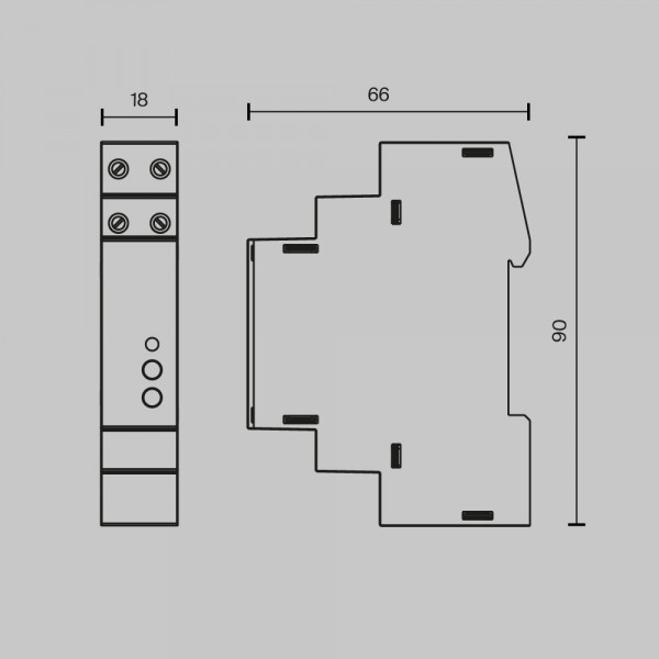Диммер DALI DT6 TRIAC 230VAC DIN