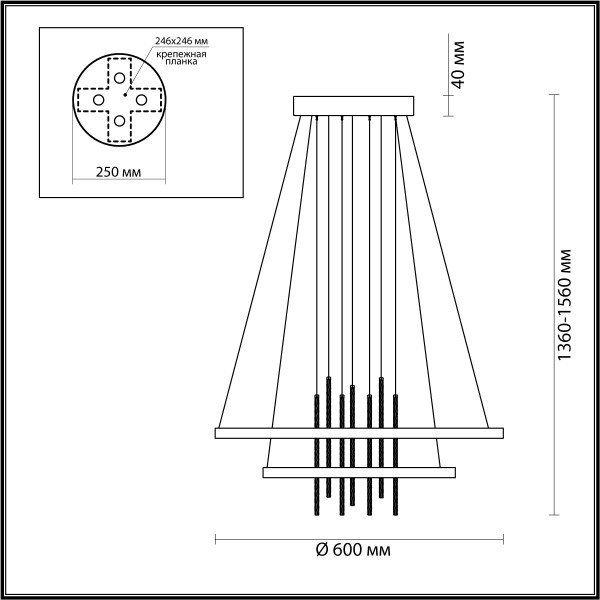 3901/63L L-VISION ODEON LIGHT 3901/63L