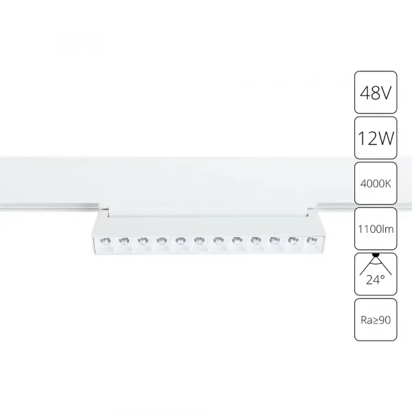 Магнитный трековый светильник Arte Lamp LINEA ARTE LAMP A4668PL-1WH