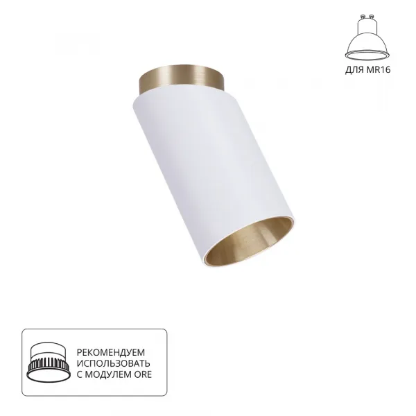 Точечный накладной светильник Arte Lamp CONE ARTE LAMP A5360PL-1WH