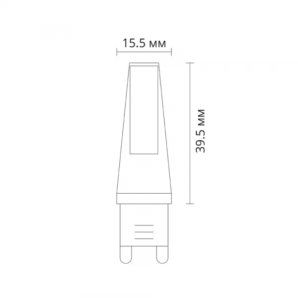 Светодиодная лампа Arte Lamp LUGO Капсульная 2.5W 240Lm 4000К G9 ARTE LAMP A0925-4K
