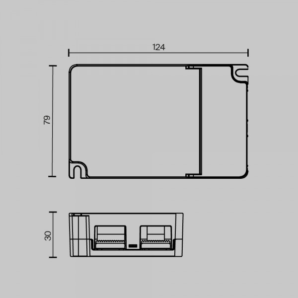 Источник тока DALI NFC DT8 500-1500mA +PUSH DIM