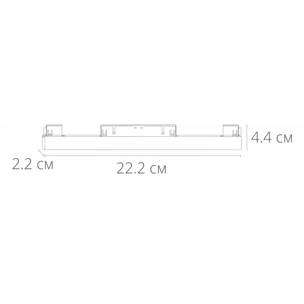 Магнитный трековый светильник Arte Lamp LINEA ARTE LAMP A4644PL-1WH