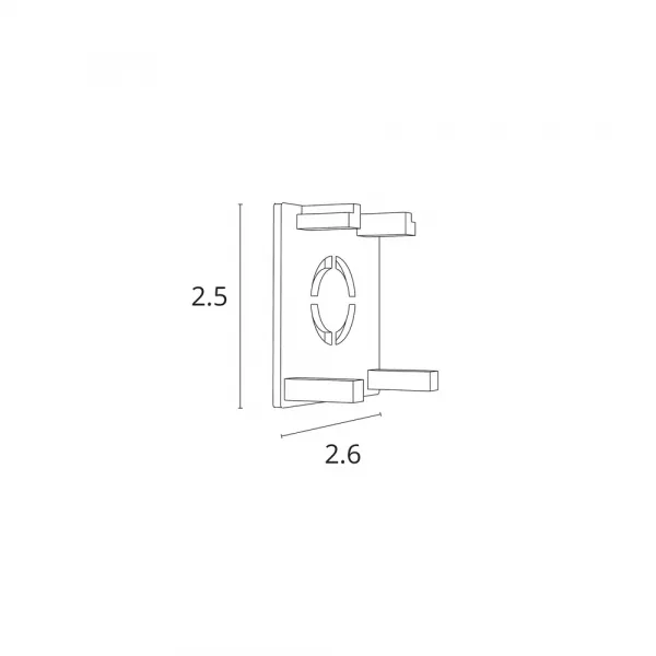Заглушка для накладного шинопровода Arte Lamp OPTIMA-ACCESSORIES ARTE LAMP A741106