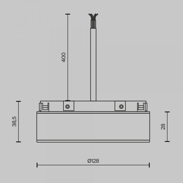 Источник напряжения встраиваемый Basity 48V, 200Вт, черный, Dali