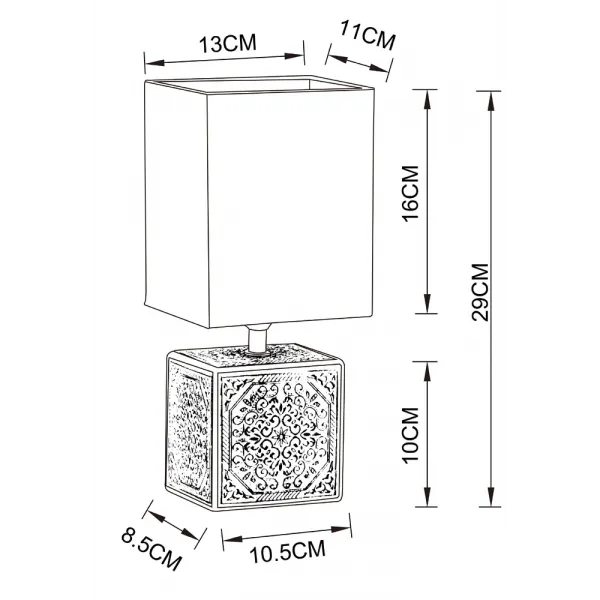 Декоративная настольная лампа Arte Lamp FIORI ARTE LAMP A4429LT-1BA
