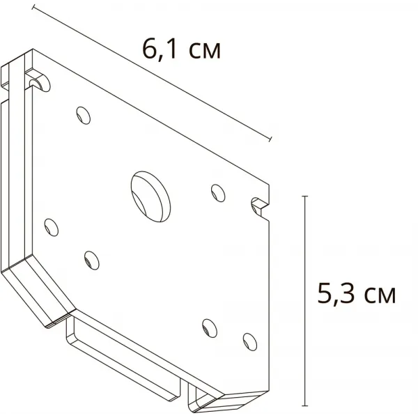 Заглушка для магнитного шинопровода Arte Lamp LINEA-ACCESSORIES ARTE LAMP A484206E