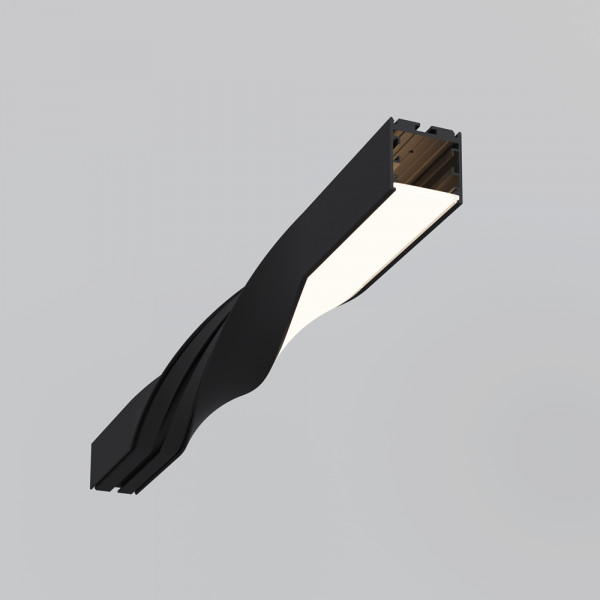 Радиусный профиль 35x35 Twist 180° черный