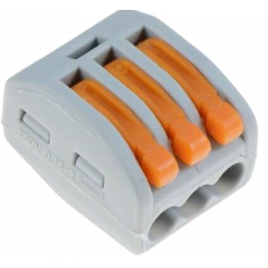 Клемма 3х(0.08-2.5(4.0)), 32А 100шт/уп (кор.5000)