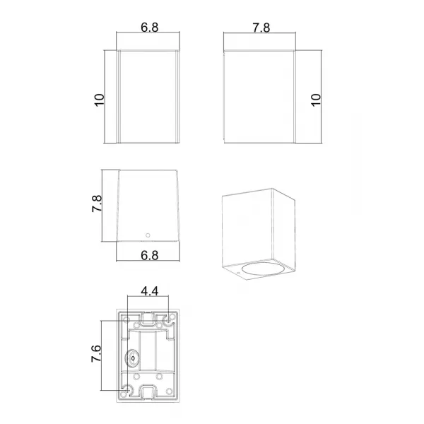 Фасадный светильник Arte Lamp ARTEFACT ARTE LAMP A3404AL-1BK