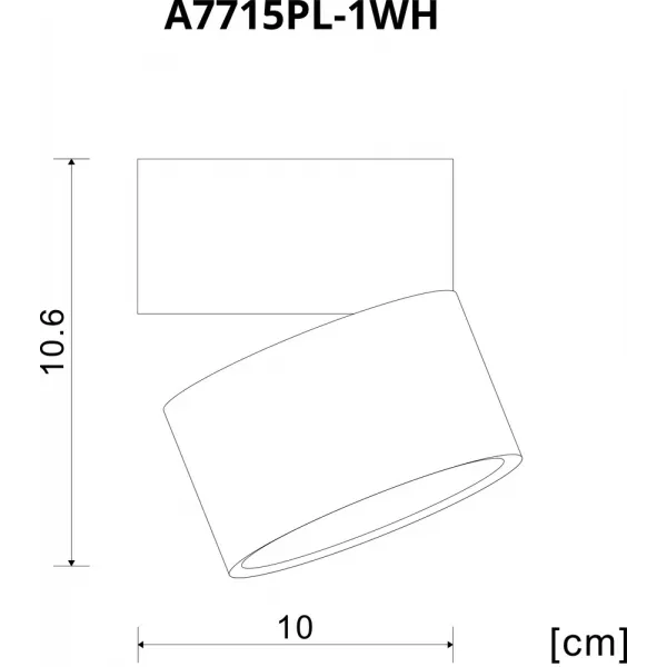 Спот Arte Lamp ARCTURUS ARTE LAMP A7715PL-1WH