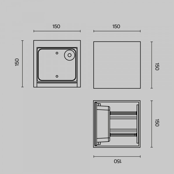 Архитектурная подсветка Fulton 3000К 20Вт IP 54