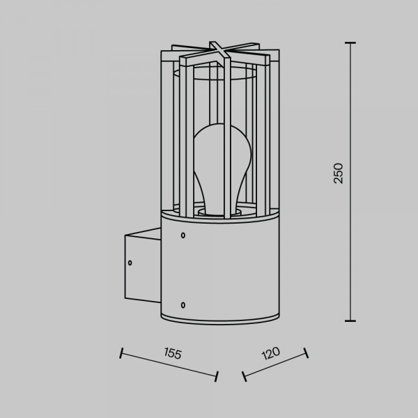 Настенный светильник (бра) Barrel